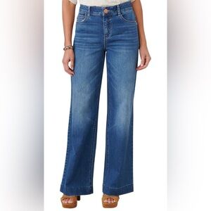 Democracy High-Rise Wide Leg Denim in Medium Wash